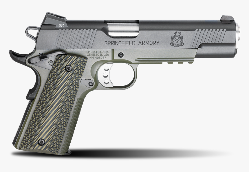 1911 Enhanced Micro Pistol Model Handgun - Springfield Armory 1911 Mc Operator, HD Png Download