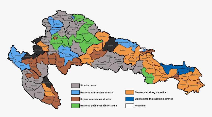 Croatian Parliamentary Election Results 1911 - Croatian Local Elections Results, HD Png Download
