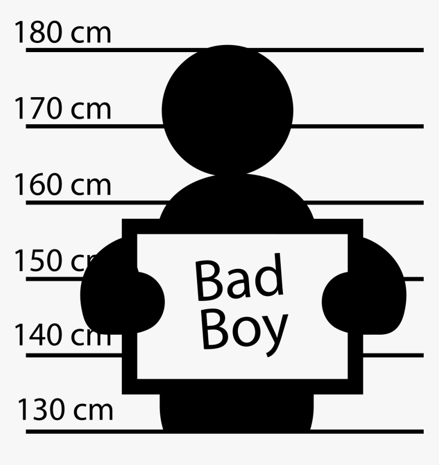 Criminal Posing For Police Picture - Criminal Icons, HD Png Download