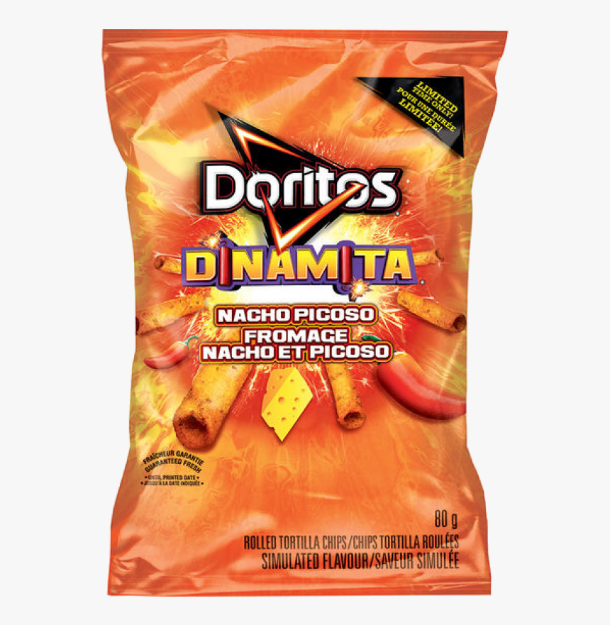 Doritos Dinamita Nacho Picoso Rolled Chips G - Doritos Dinamita Nacho Picoso, HD Png Download