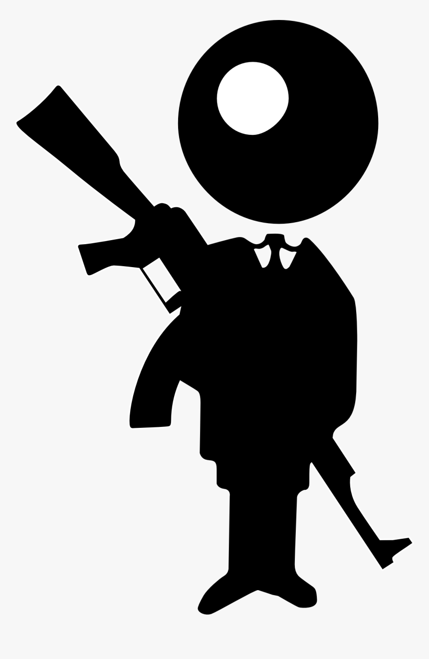 Transparent Criminal Clipart - Silahlı Adam Png, Png Download
