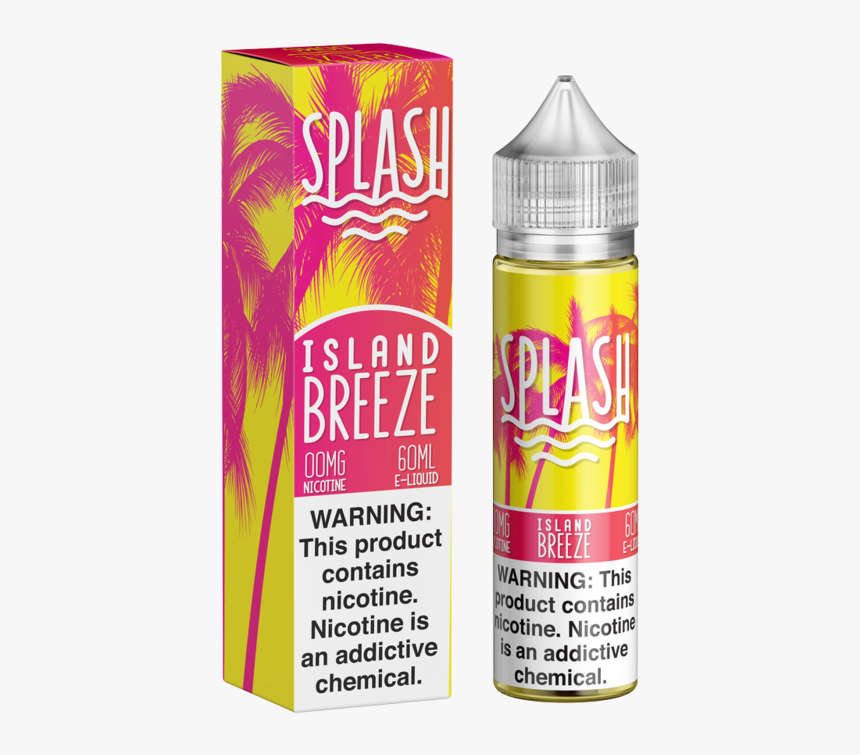60ml Island Breeze By Splash - Island Breeze Vape Juice, HD Png Download