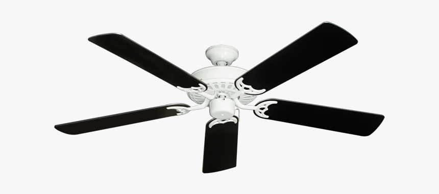 Fan Png Black And White - Ceiling Fan, Transparent Png