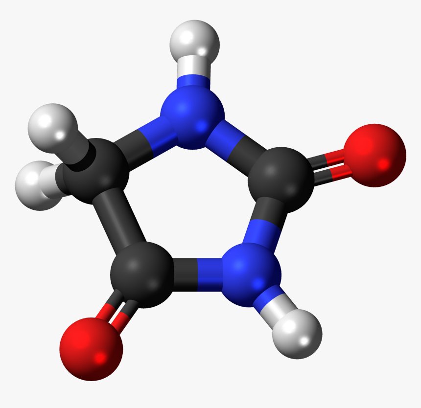 Molecular Structure Png Pic - 1 2 4 Triazole 3d, Transparent Png