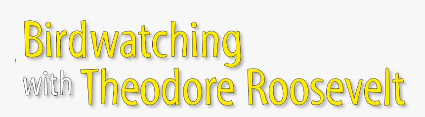 Birdwatching With Theodore Roosevelt - Graphics, HD Png Download
