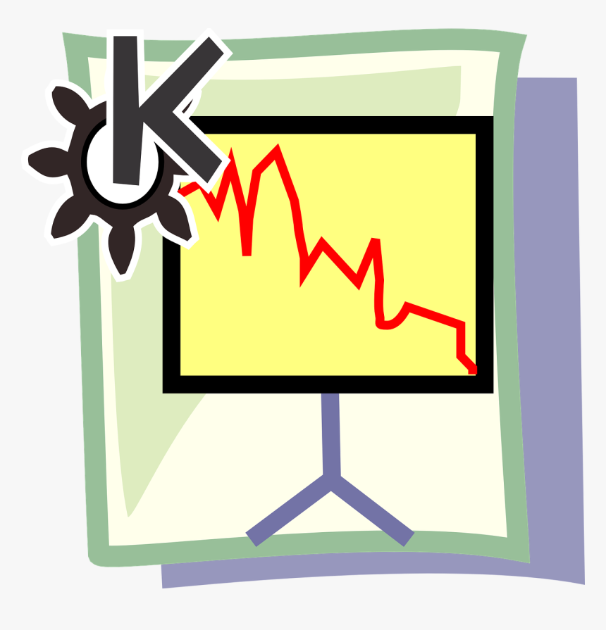 Projector Screen Svg Clip Arts - Statistics Hd Presentation Background, HD Png Download