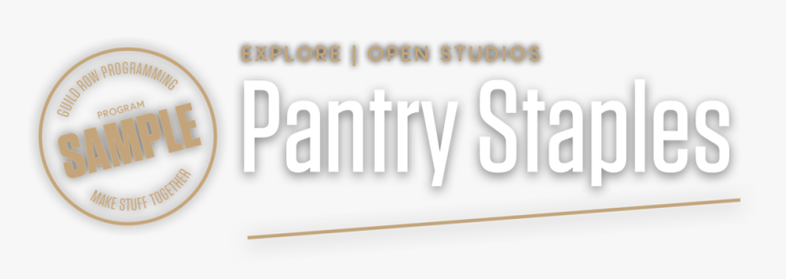 Pantry Staples Header Gold - East Syracuse-minoa Central School District, HD Png Download
