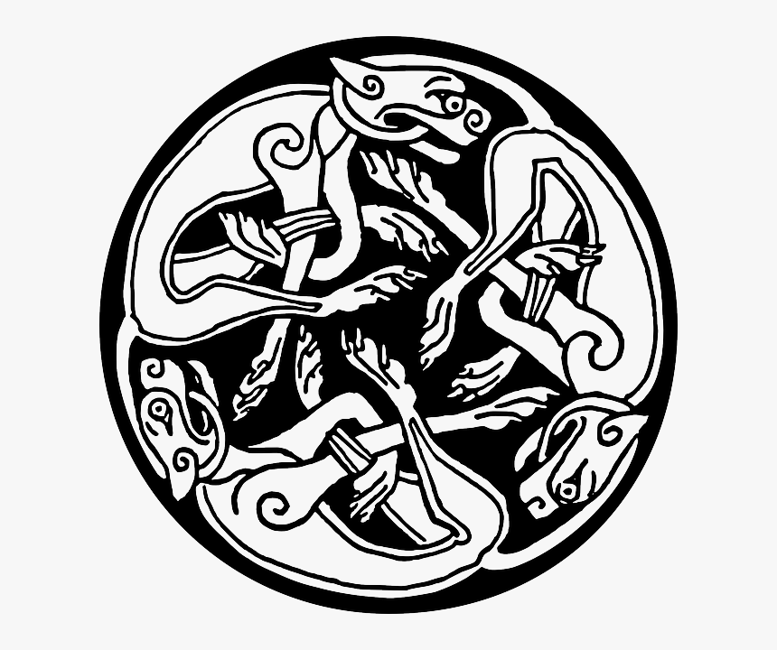 Gripping Beast Viking Art, HD Png Download