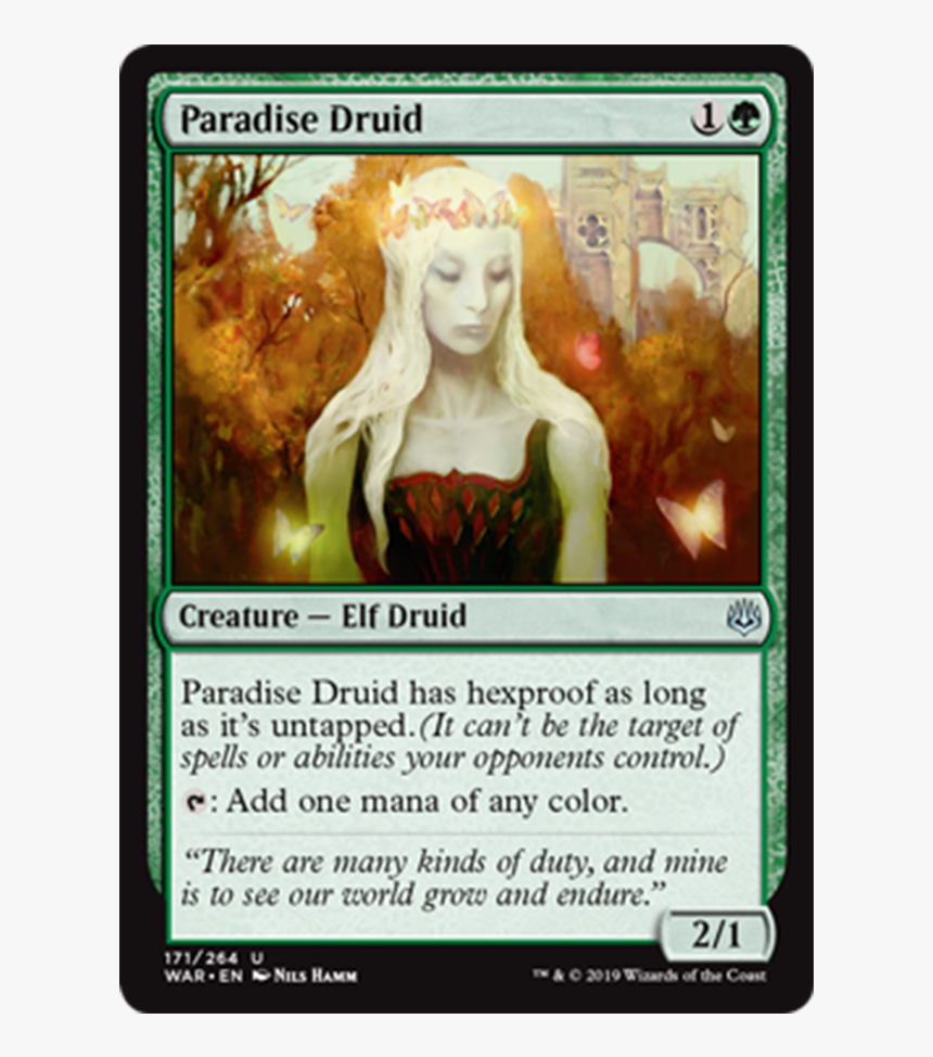 Mtg Paradise Druid, HD Png Download , Transparent Png Image - PNGitem