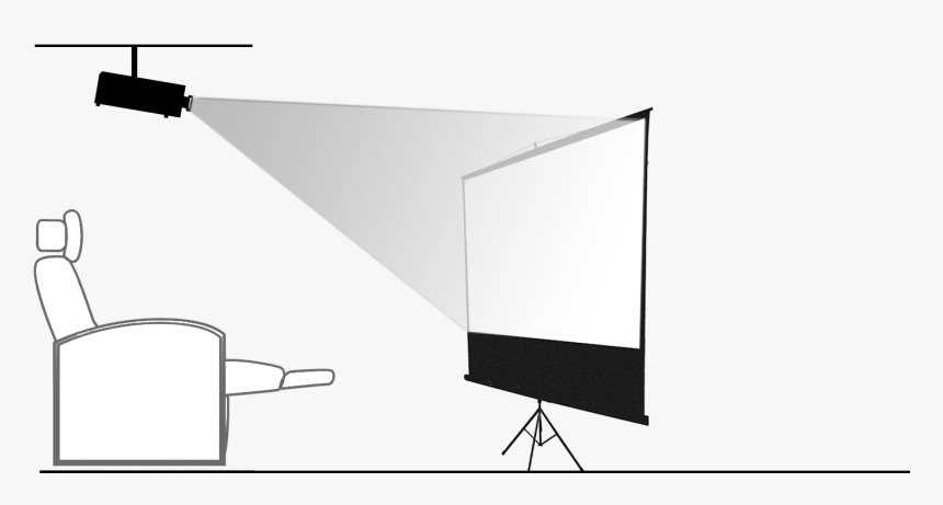 Ecran De Projection Par L Arriere, HD Png Download