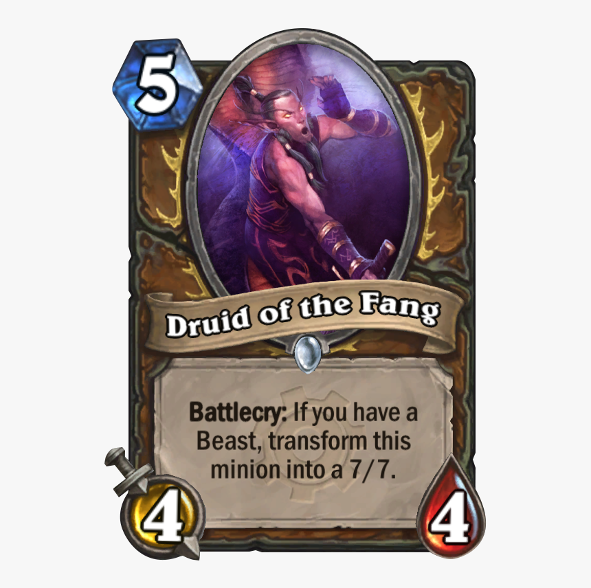 Transparent Fang Png - Druid Of The Fang, Png Download