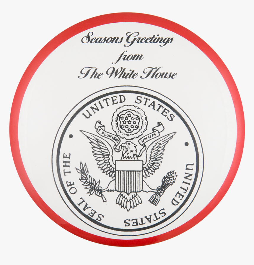 Seasons Greetings From The White House Event Button - Circle, HD Png Download