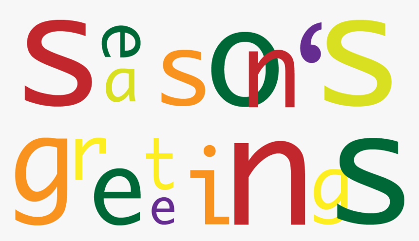 Transparent Season Greetings Clipart - Graphic Design, HD Png Download
