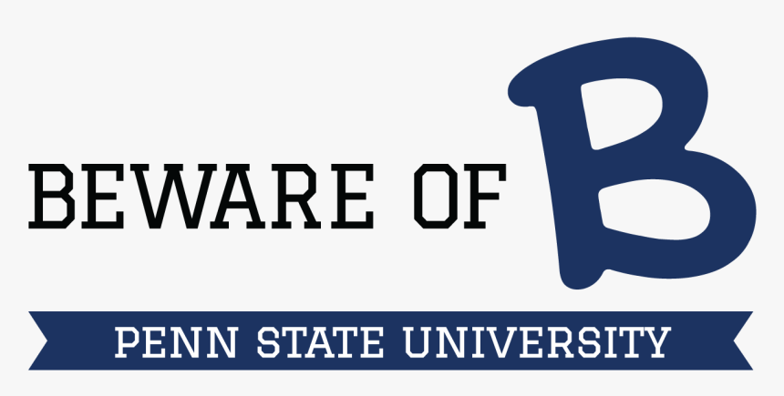 Logo Penn State B Clr 1d3460 Ffffff, HD Png Download