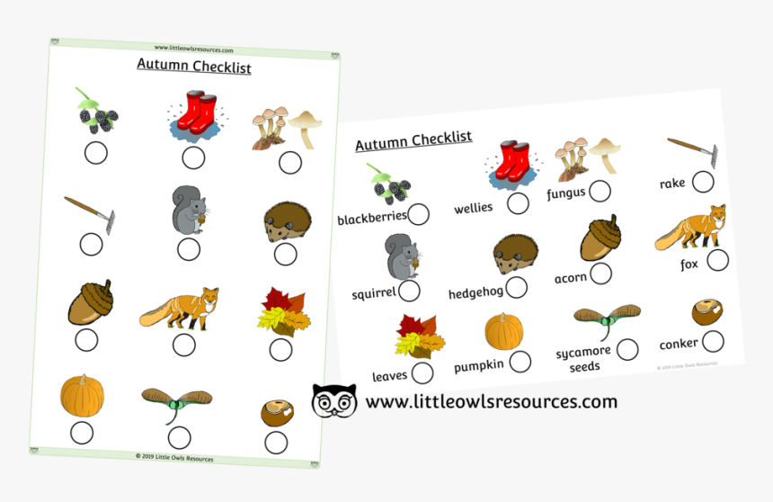 Autumn Checklist Cover, HD Png Download