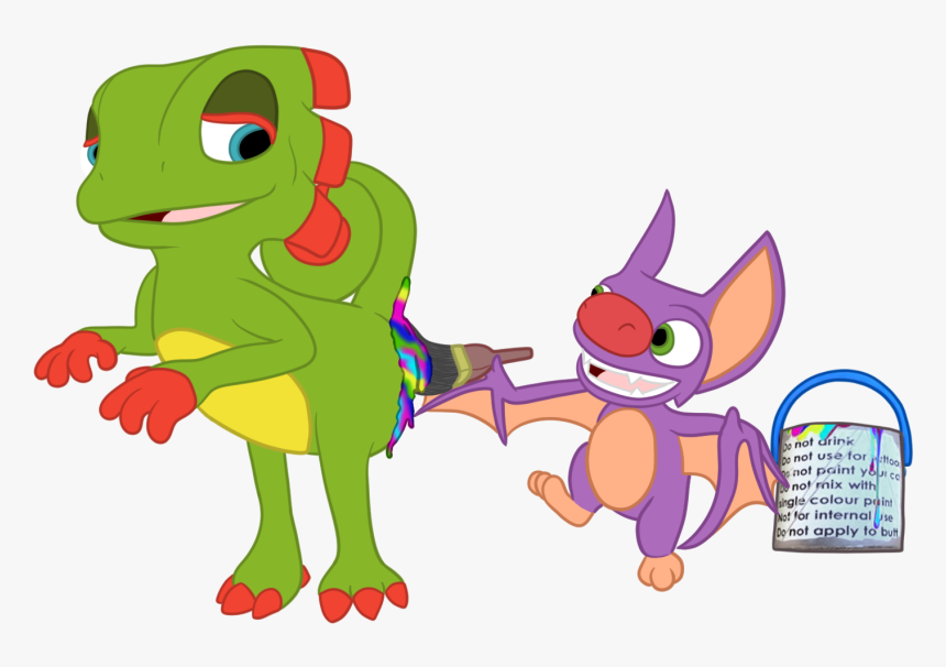 Butt Paint - Yooka Laylee Butt, HD Png Download