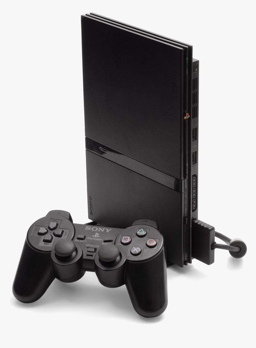 Ps2 Slim Console - Sony Ps2 System Slim, HD Png Download