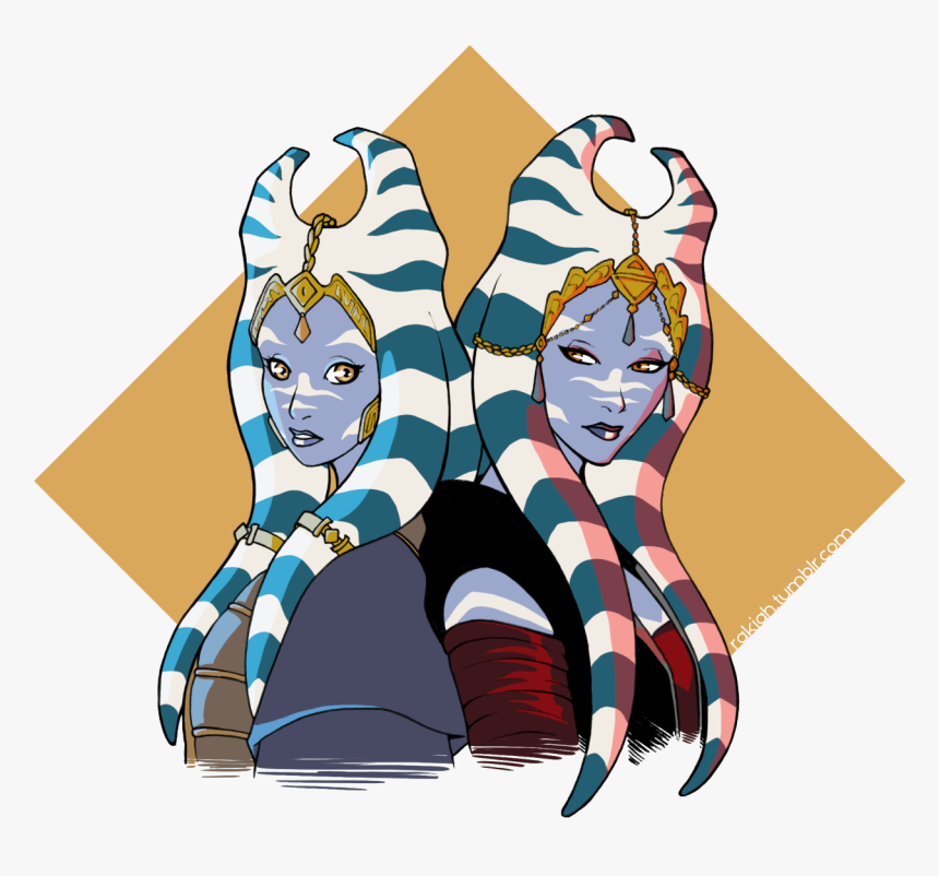 Togruta Sisters , Png Download - Cartoon, Transparent Png