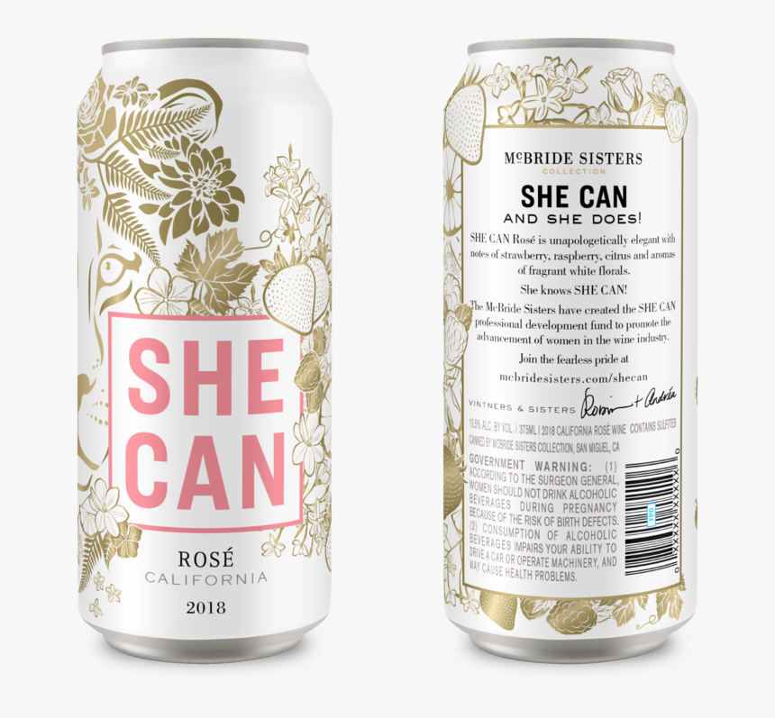 She Can 3ds Rose Fa - Mcbride Sisters She Can Rosé, HD Png Download
