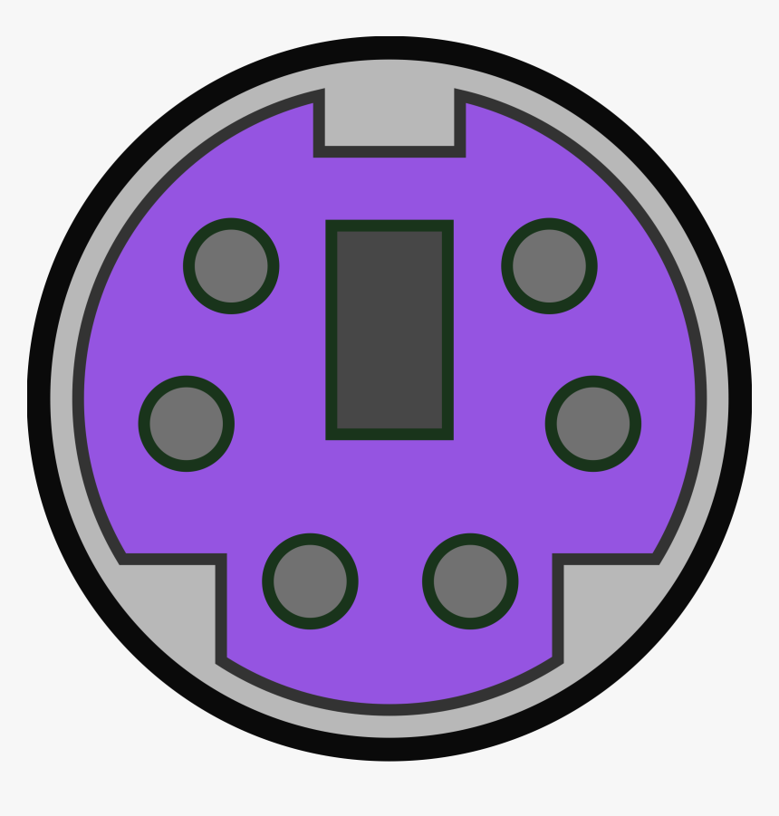 Area,purple,symbol - Ps 2 Port Png, Transparent Png , Transparent Png ...