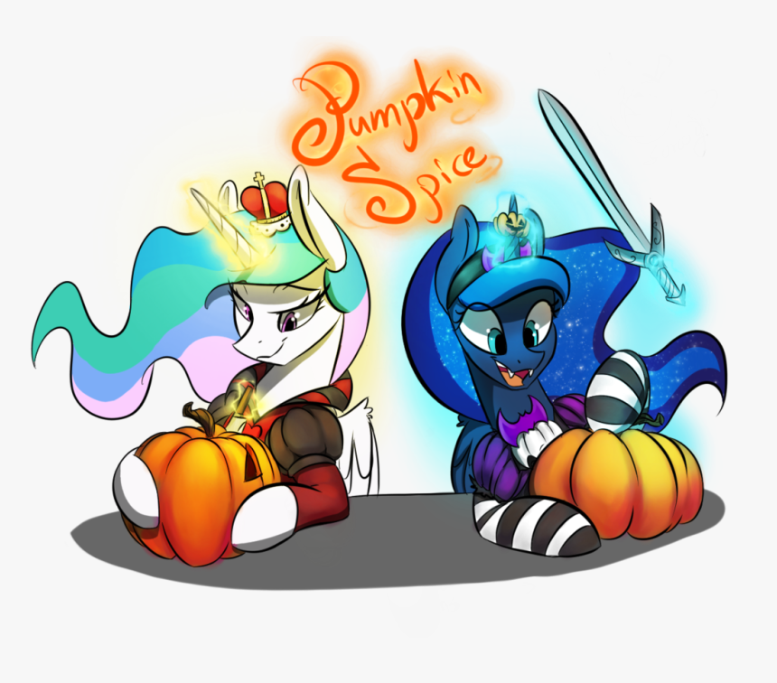 Stellarway 124 5 Pumpkin Spice Sisters Sticker By Xxmarkingxx - Cartoon, HD Png Download