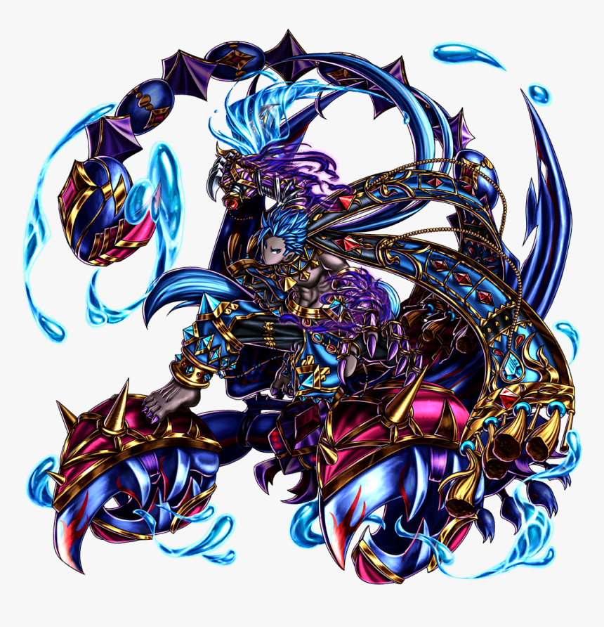 Pit Lord Saar Full Art - Grand Summoners Water Units, HD Png Download