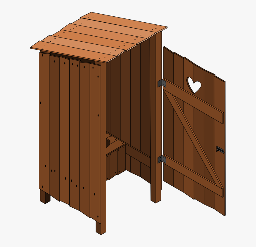Shed,angle,hardwood - Latrine Clipart, HD Png Download