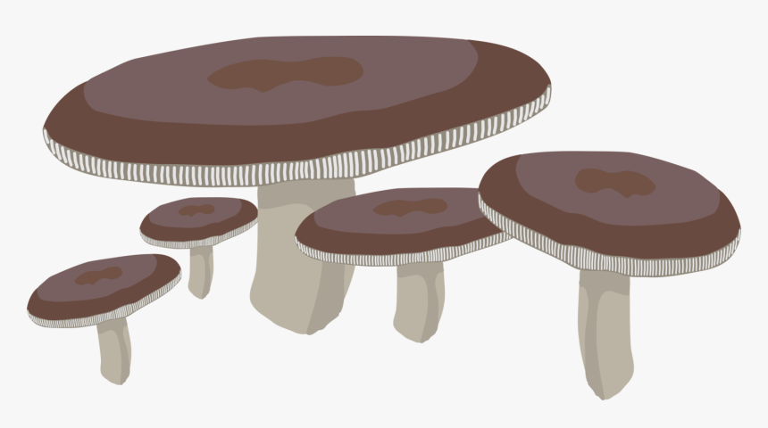 Table,stool,furniture - Flat Mushroom Png, Transparent Png