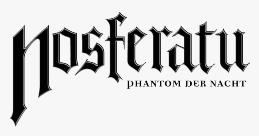 Nosferatu Phantom Der Nacht Movie Horizontal Black - Nosferatu Logo Png, Transparent Png