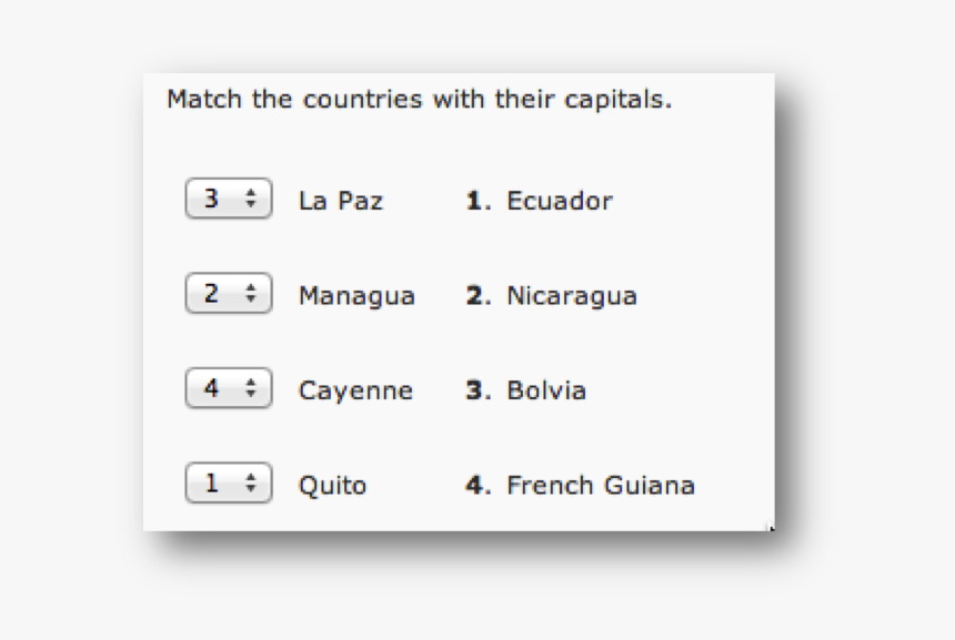 Matching Questions And Answers, HD Png Download