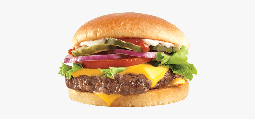 Wendys Cheeseburger, HD Png Download
