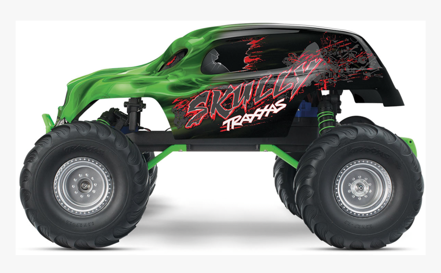 Radio-controlled Car Traxxas Skully Monster Truck - Traxxas Stampede 2wd Skully, HD Png Download