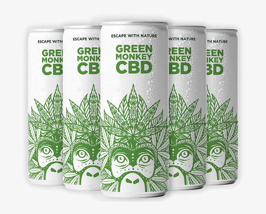 Green Monkey Cbd Drink, HD Png Download