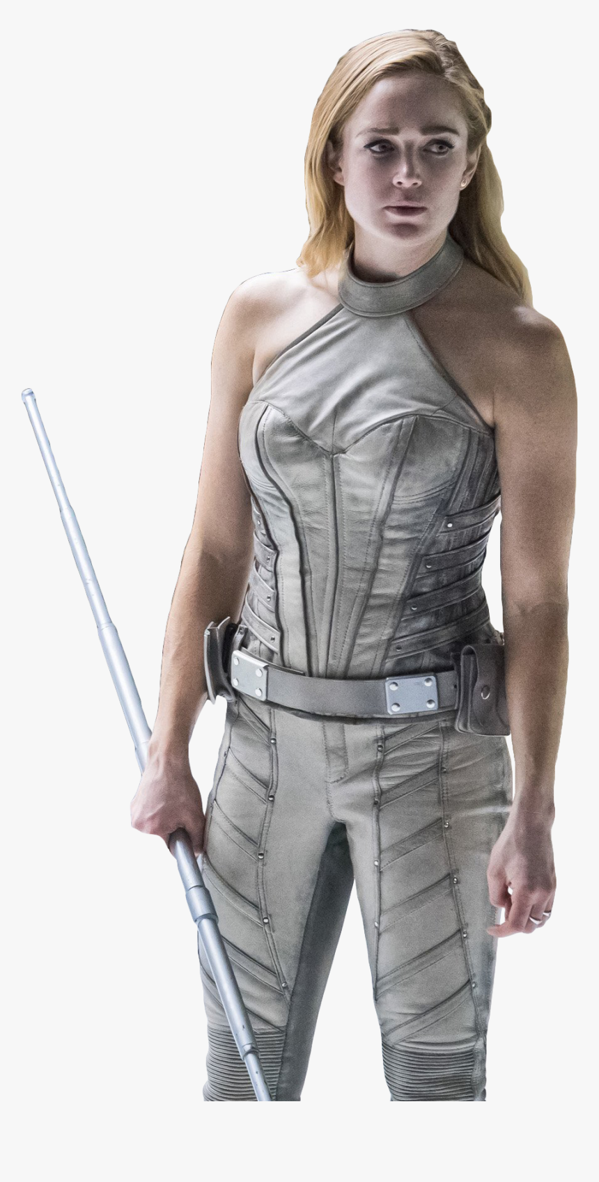 “ Transparent Sara Lance ” - Sara Lance White Canary Suit, HD Png Download