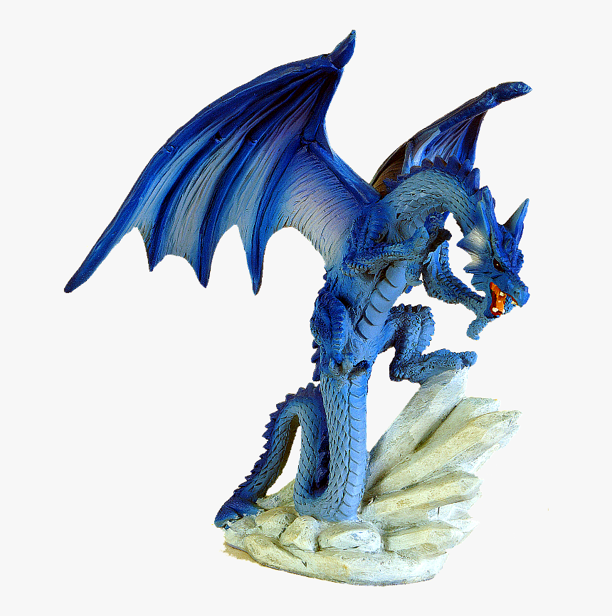 Realm Of The Dragons Large Ice Dragon - Dragon, HD Png Download