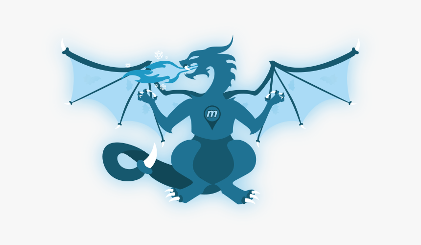 Cartoon Ice Dragon, HD Png Download