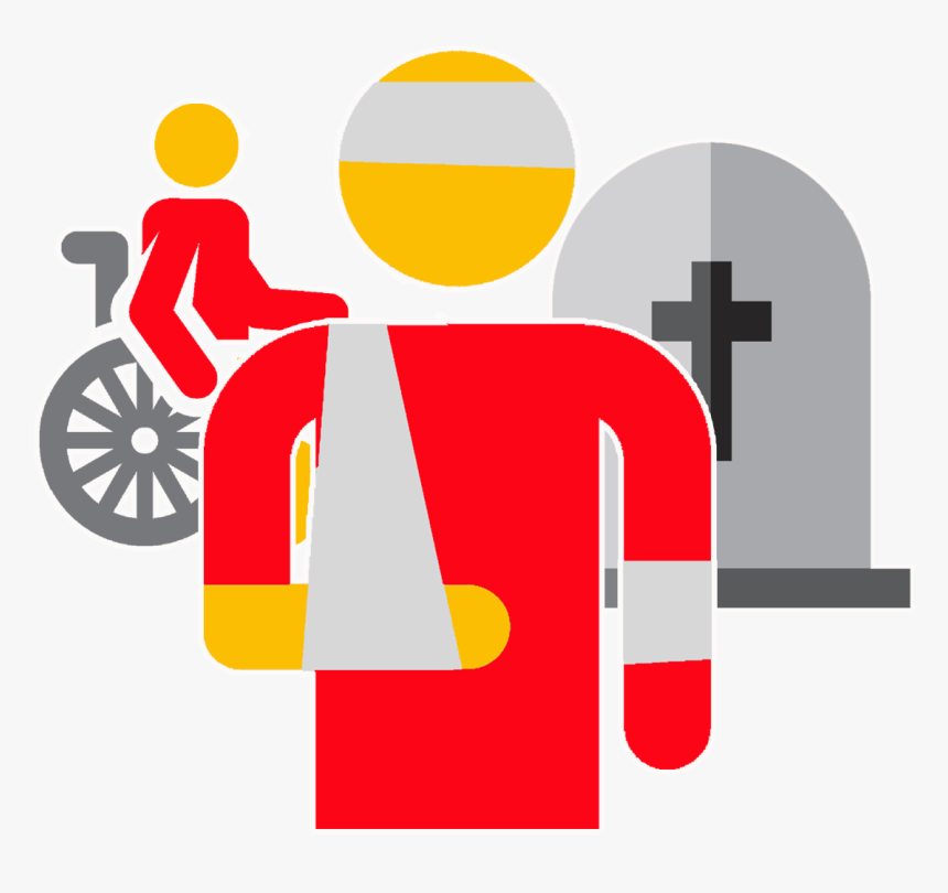 Wheelchair Injury Icon, HD Png Download