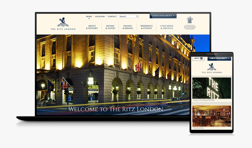 Ritz Hotel, London, HD Png Download