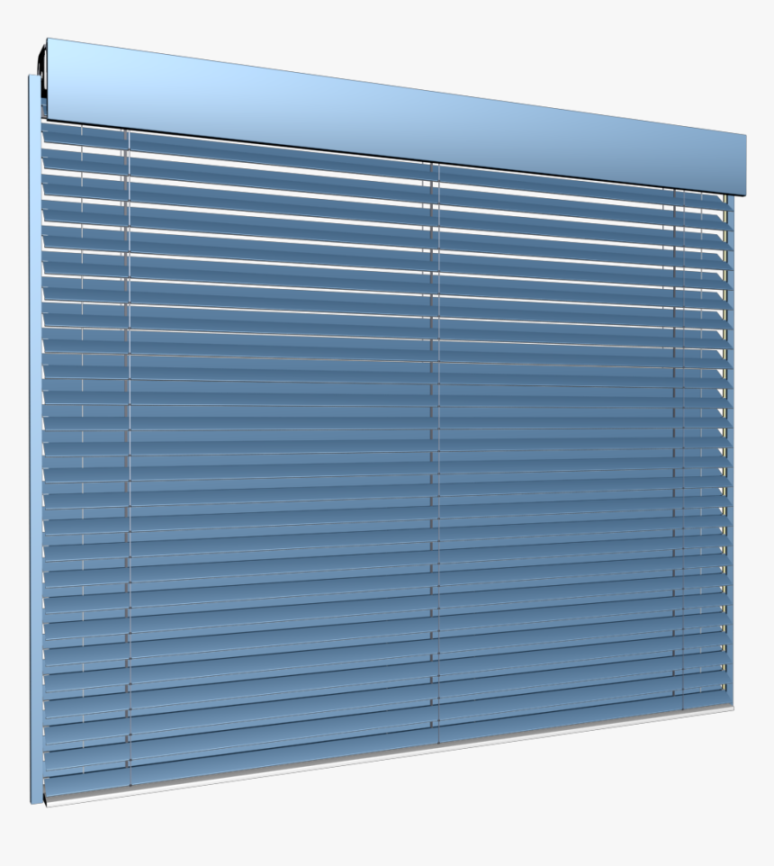 Store À Lamelles Reliées Résistant Au Vent3d View 
 - Window Blind, HD Png Download