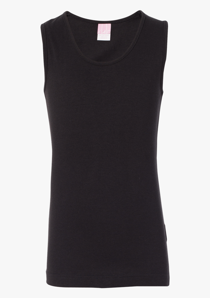 Black Gildan Sleeveless Shirt, HD Png Download
