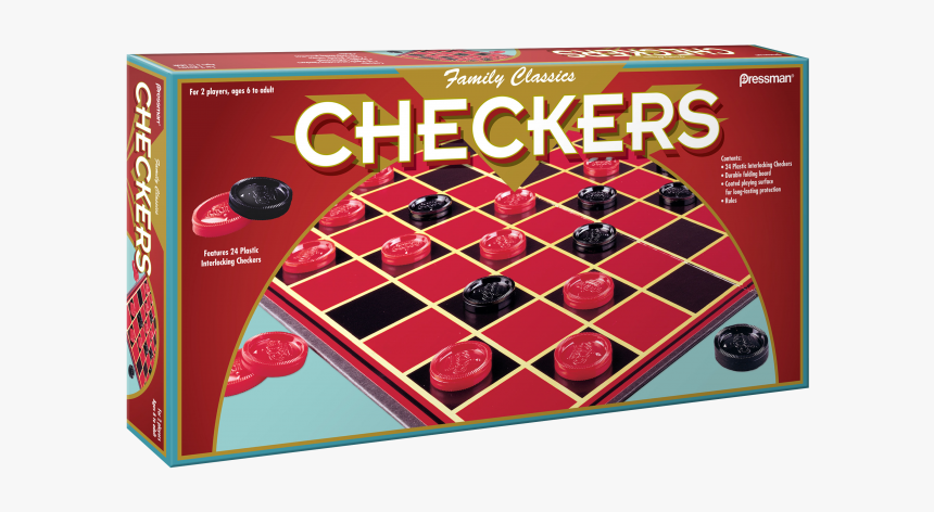 Family Classic Pressman Checkers, HD Png Download