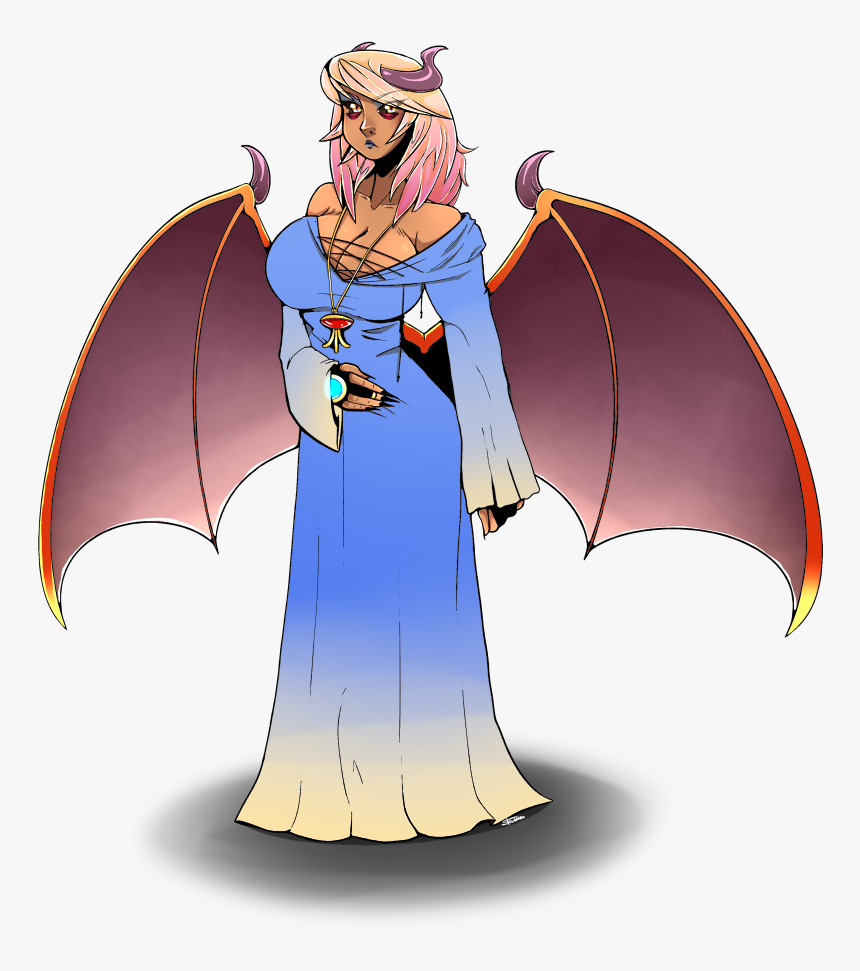 Former Succubus Character - Cartoon, HD Png Download