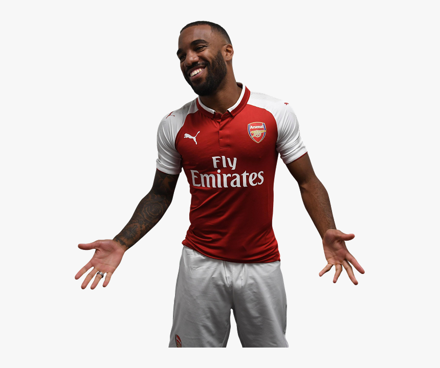 Alexandre Lacazette Arsenal 2017 18 Png - Lacazette Png, Transparent Png