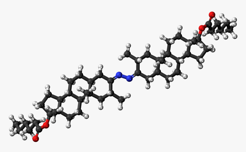 Bolazine Caproate Molecule Ball - Apigenin Structure, HD Png Download