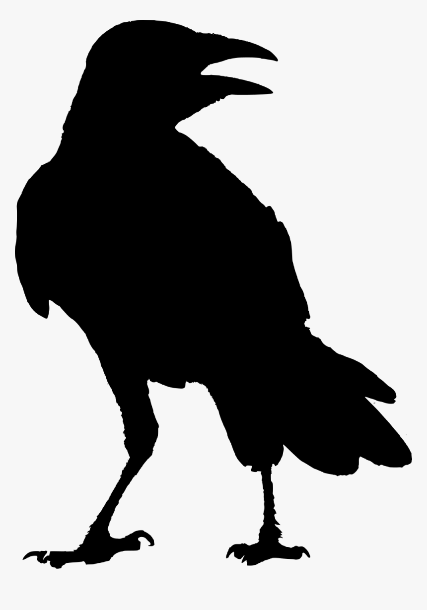 The Raven G Whitcoe Designs Crow Odin - Raven Silhouette Png, Transparent Png