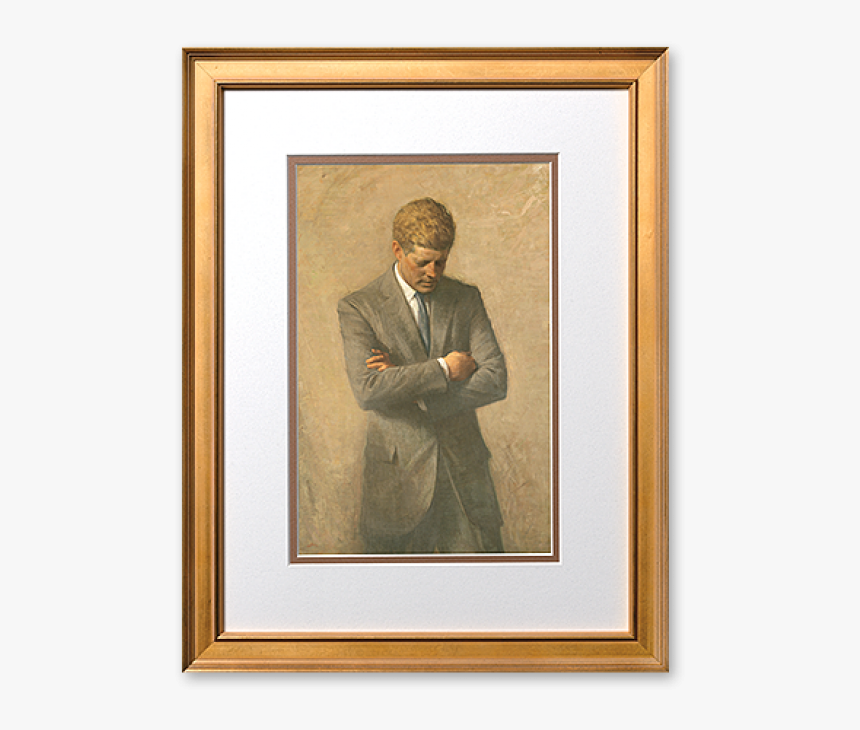President John F. Kennedy Official Portrait By Aaron, HD Png Download