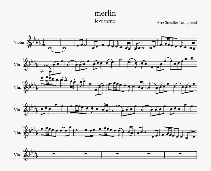 Heart Of Courage Partitura Violin, HD Png Download