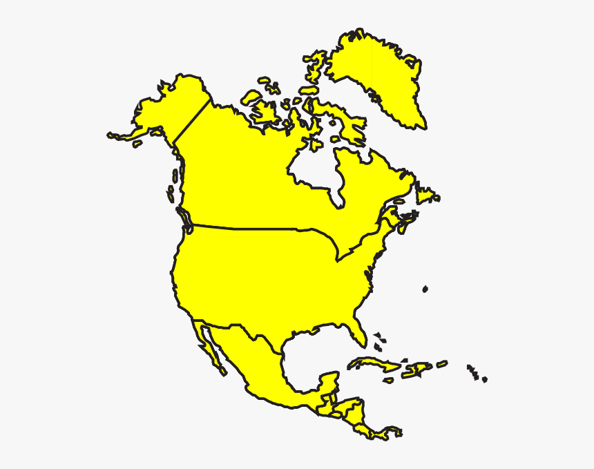 Clip Art Trisa Moorddiner Co Clip - Outline North America Map, HD Png Download