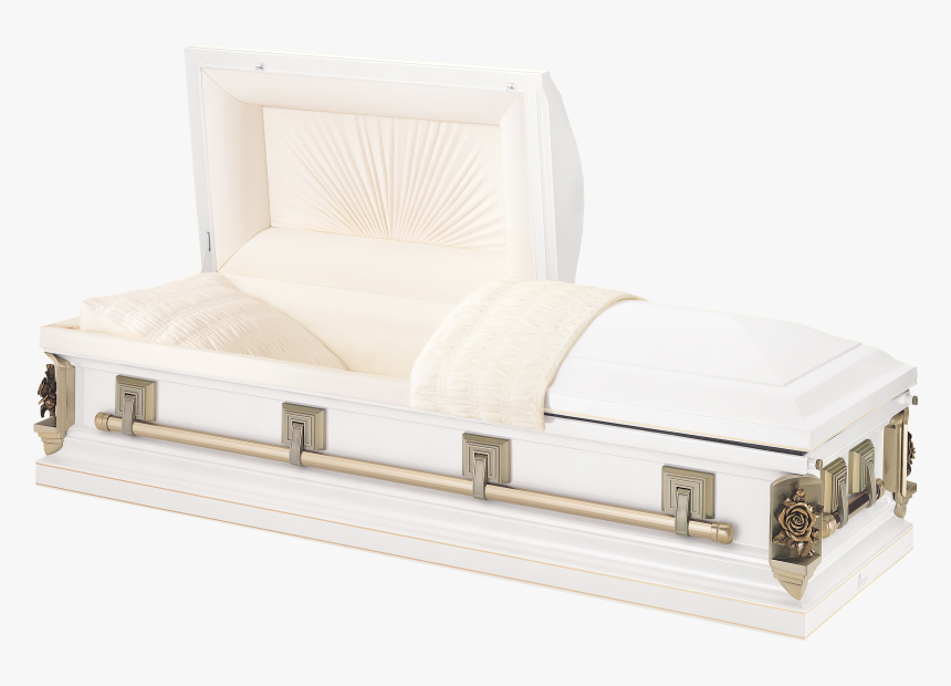 White And Gold Casket Batesville, HD Png Download