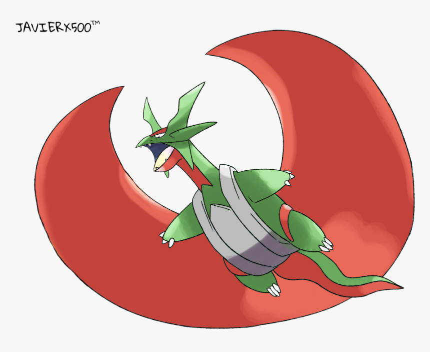 Pokemon Mega Salamence Shiny, HD Png Download